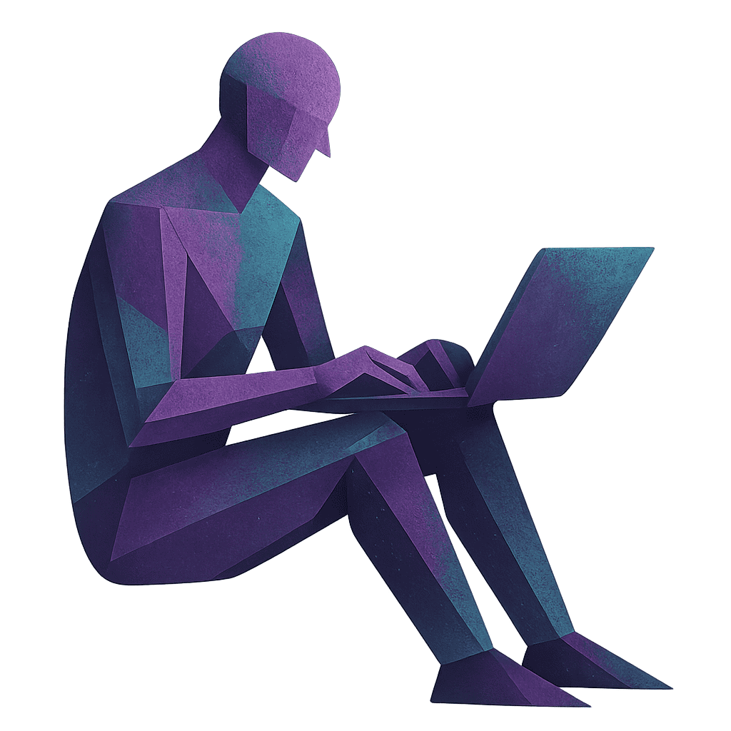 AI Content Automation Workforce Element - Abstract design representing AI content generation